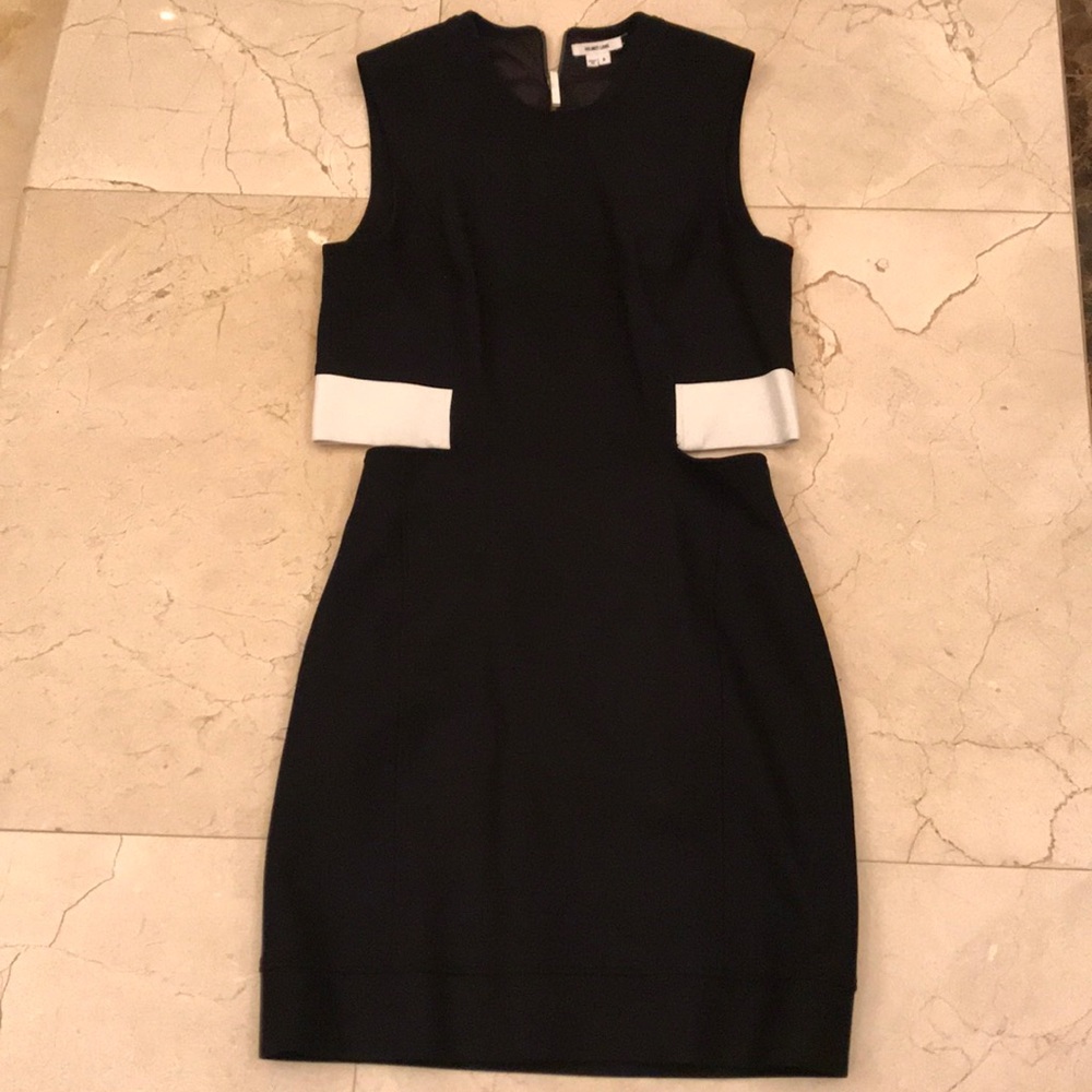 Black and white dress